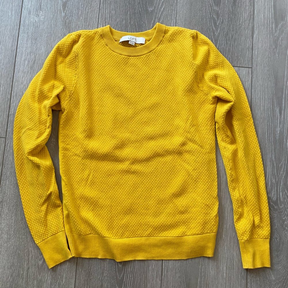 Yellow Loft Sweater